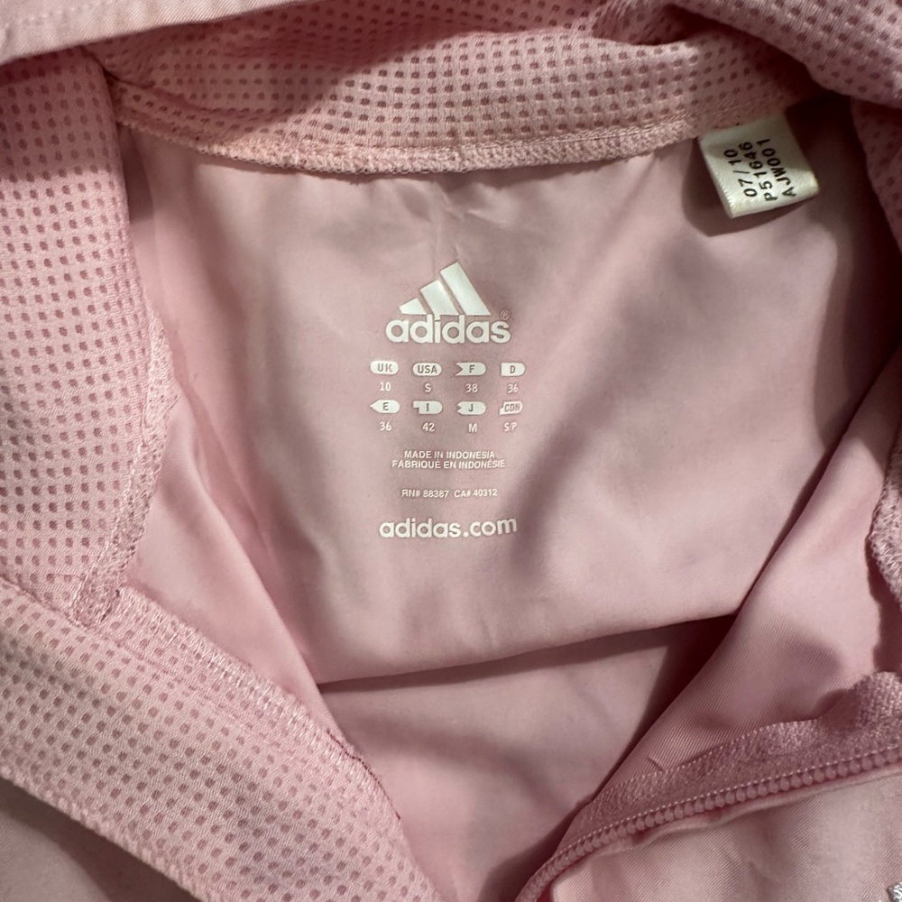 Adidas Light Pink Mesh Jacket - Picture 3 of 4